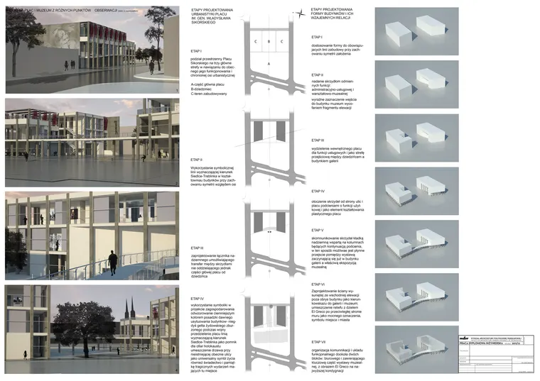 Muzeum na Placu Sikorskiego — etapy projektowe i wizualizacje