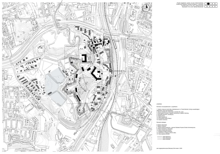 Plan zagospodarowania Biskupiej Górki (1:2000)